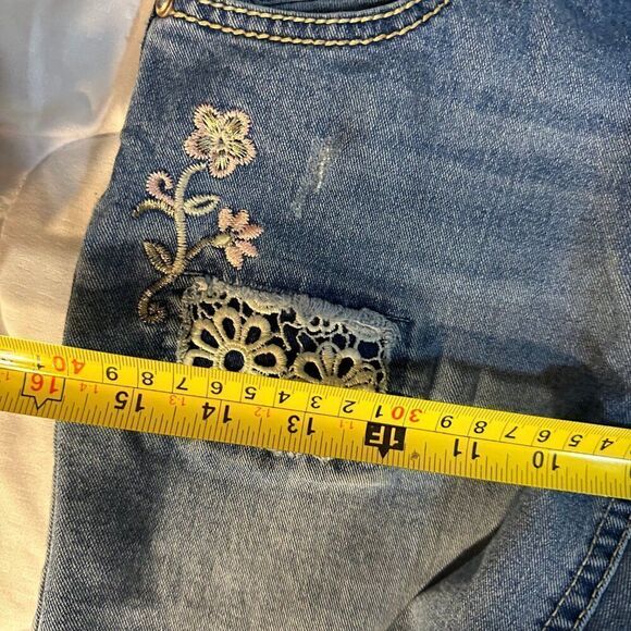 Jordache Size 13 Junior Patchwork - Picture 5 of 8